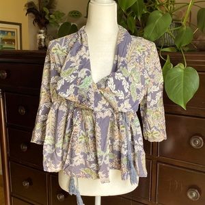 Jaase Tasslw Tie-wrap Blouse